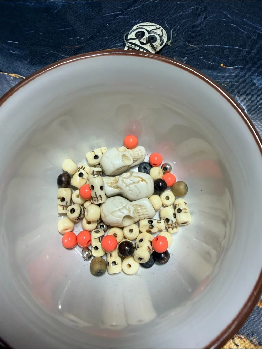 Lot of skull and beads vintage